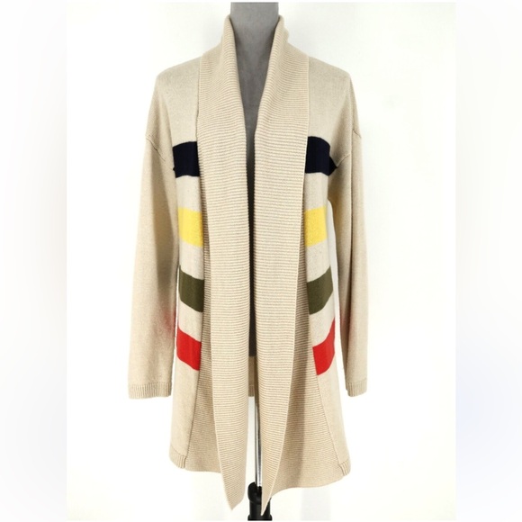 Talbots open front boyfriend fit cardigan - Picture 3 of 15